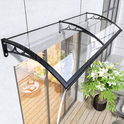 Door Awning, Balcony and Window Canopy in Polycarbonate and Aluminum