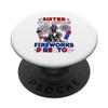 Sister Of An Awesome Fireworks Director Great Dane 4th July PopSockets with Swappable PopGrip view 1