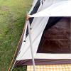 GLJTUO 4-Person Family Tunnel Tent with 2 Doors, 4 Windows and Porch view 2