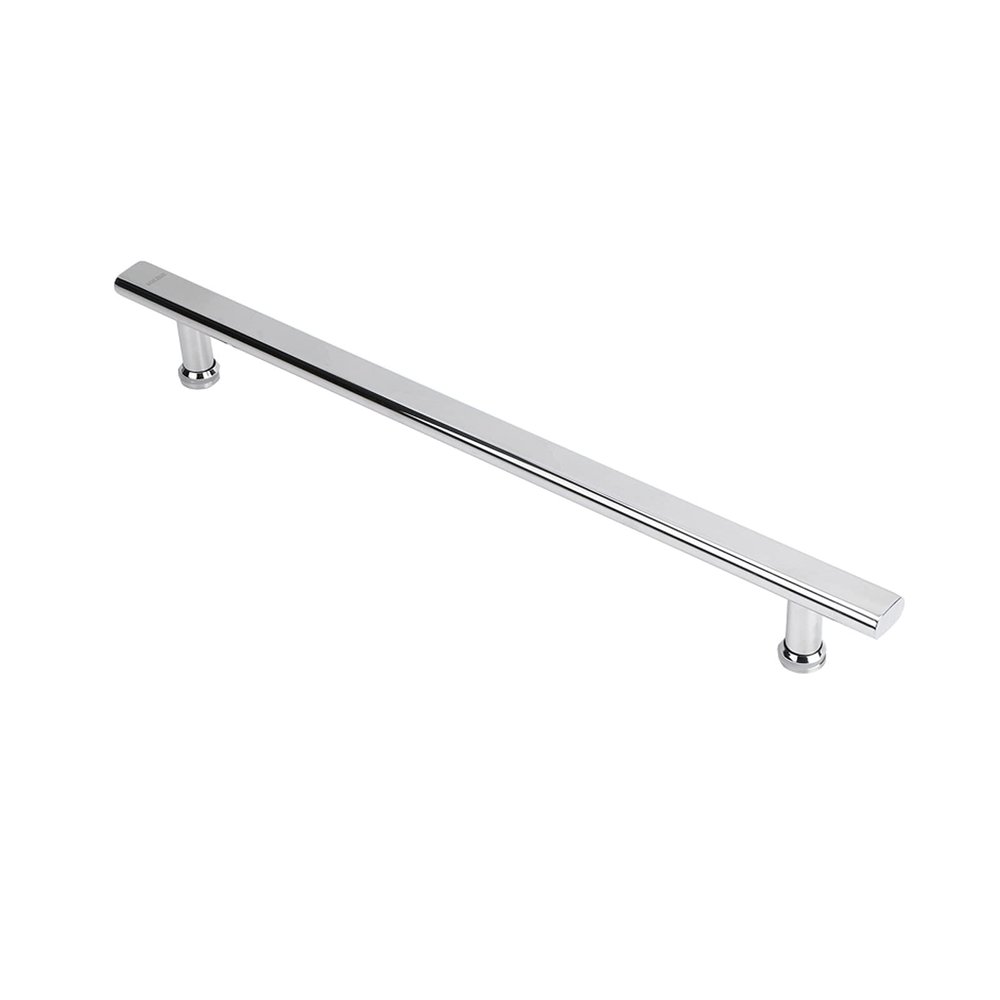LXZSMH Bathroom Shower Glass Door Handle, SUS304 Stainless Steel, Polished Chrome, Single-Sided, 400 mm