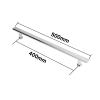LXZSMH Bathroom Shower Glass Door Handle, SUS304 Stainless Steel, Polished Chrome, Single-Sided, 400 mm view 2