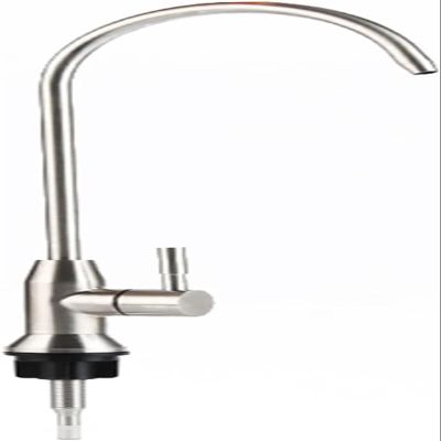 Kitchen Faucet, Brushed Single-Handle Filter Water Faucet for Kitchen Sink