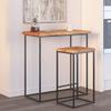 vidaXL Solid Acacia Wood Tabletop 100x40x2.5 cm, Rectangular, Live Edge view 2