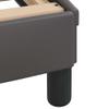 vidaXL Bed Frame Without Mattress Zadar Gray 180 x 200 cm Faux Leather view 4