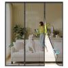 Magnetic Insect Screen Door with Hook-and-Loop Tape, 285 x 245 cm, Black view 1