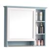 Generic Bathroom Cabinet, Wall-Mounted Storage Cabinet, Medicine Cabinet with HD Silver Mirror and Extended Towel Rack, for Bathroom, Kitchen, or Bedroom (A, 70 cm) view 1