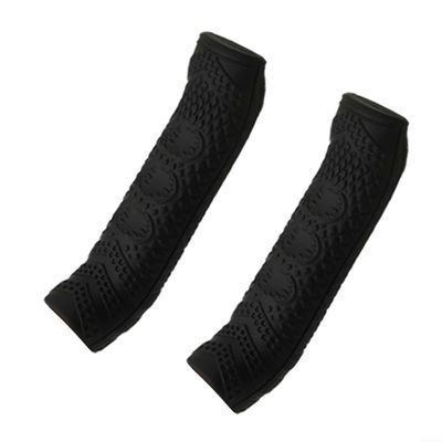 Lightweight Waterproof Silicone Brake Lever Covers for Electric Scooters and Bicycles (Black)