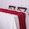 Lationday Cheesecloth Gauze Table Runner for Rustic Weddings and Farmhouse Decor view 1