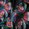 OqcEha Embroidery Damask Fabric, Satin Jacquard Floral Fabric, 75 cm Wide, Sold by the Meter, for Clothing, Handmade Bags, Cushions and Cheongsam (Rose Red) view 2