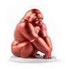 Lladró Limited Edition Gorilla Metallic Red Sculpture #9747 view 1