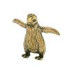 JUDUOYANXIAN Bookshelf Decor, Brass Standing Penguin Statue, 3 x 2.6 cm view 1