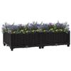 Natulvd Black Raised Garden Bed, 80 x 40 x 23 cm view 1