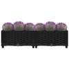 Natulvd Black Raised Garden Bed, 80 x 40 x 23 cm view 3