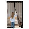 Magnetic Insect Screen Door Curtain, 95 x 225 cm, Black view 1