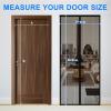 Magnetic Insect Screen Door Curtain, 95 x 225 cm, Black view 2