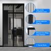 Magnetic Insect Screen Door Curtain, 95 x 225 cm, Black view 3