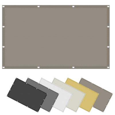 Waterproof Rectangular Sun Shade Sail 3 x 3.5 m, 98% UV Protection, Taupe