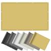 Rectangular Shade Sail with Eyelets, 3.1 x 5.3 m, Waterproof, 98% UV Protection, Cream view 1