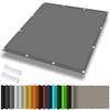 Custom-Fit Sun Shade Sail with Eyelets, 4 x 5 m, Waterproof, 98% UV Protection, Light Gray view 1