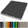 Rectangular Sun Shade Sail 1.5 x 5 m, Waterproof, 98% UV Protection, Dark Gray view 1