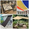 Shade Sail 1 x 1.8 m, Waterproof, 98% UV Protection, Taupe, Includes Ropes view 2
