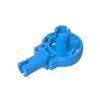 TYCOLE Gobricks GDS-1091 Compatible with 47455 and All Major Brick Brands, Building Blocks, Parts and Pieces (321 Dark Azure 051, 18 Pieces) view 1