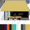Rectangular Waterproof Sun Shade Sail 2 × 2.4 m, 98% UV Protection, Cream view 1