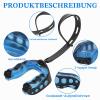 Athletics Mouthguards with Straps, 2-Pack - Black and Blue view 2