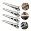 Snack Bag Clips, 4-Pack, Stainless Steel with Tooth-Shaped Head, Silver view 3