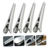 Snack Bag Clips, 4-Pack, Stainless Steel with Tooth-Shaped Head, Silver view 4