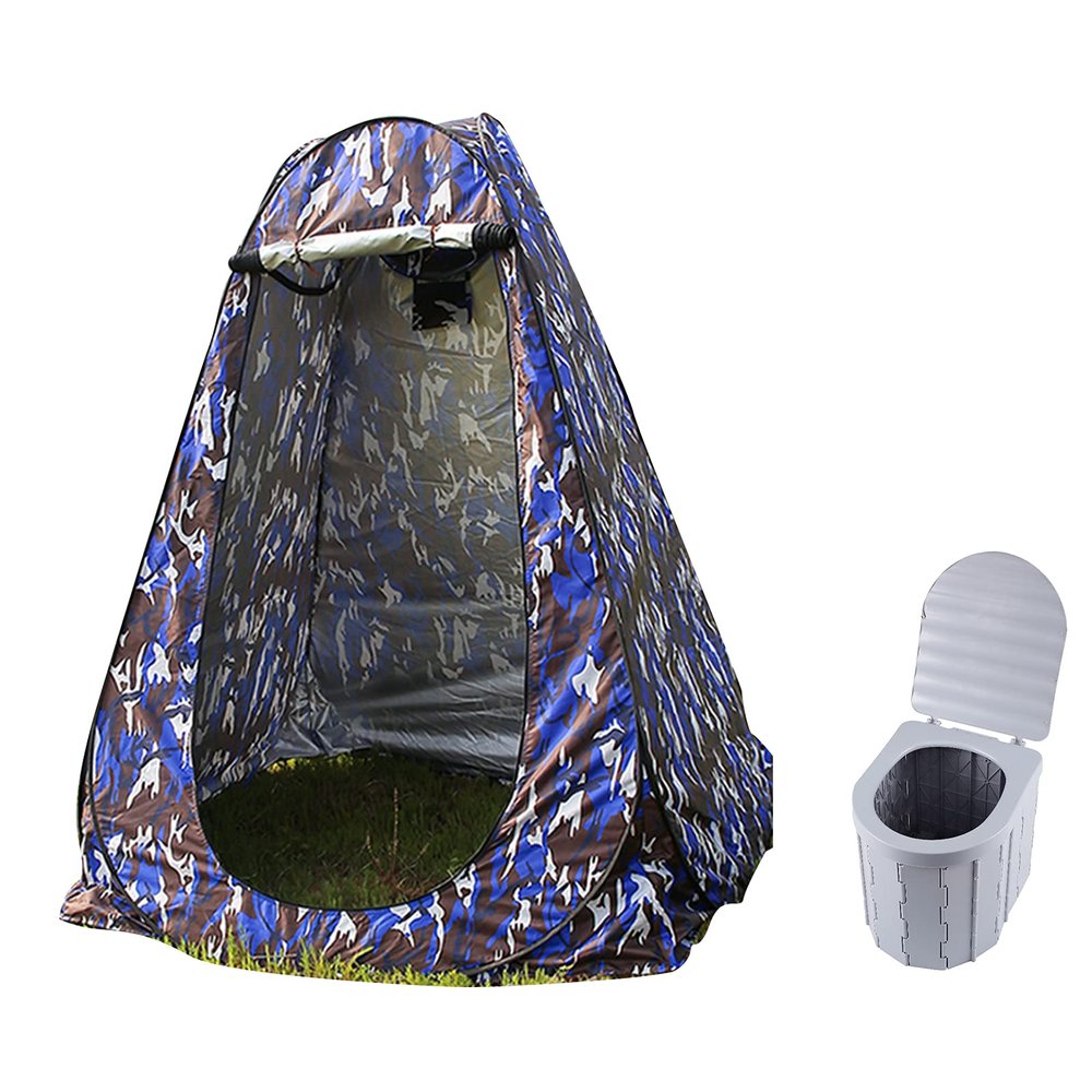 OUZBEM Shower Tent, Portable Folding Toilet and Privacy Shelter