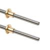 Coavoo 2-Pack T8 Tr8x1.5 Lead Screws, 1000 mm, with T8 Brass Nuts view 1