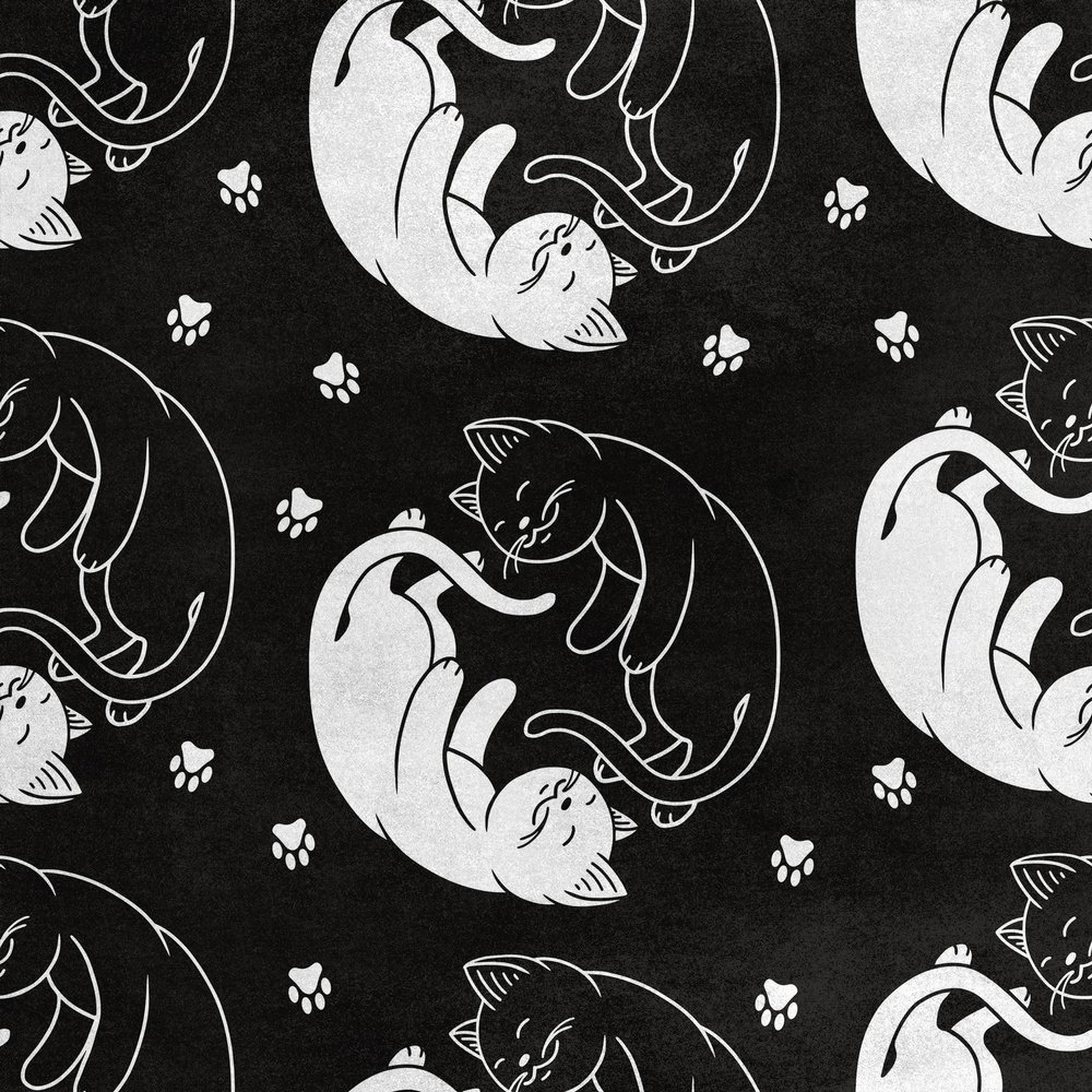 HEKO PANELS Royal Cats Velvet Fabric by the Meter, 1 Meter, 140 x 100 cm