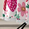 JUMBEAR Round Tablecloth with Strawberries and Flowers, Umbrella Hole and Zipper, Waterproof for Indoor and Outdoor Use view 4