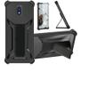 Aroepurt Case for Hot Pepper a95j HPP-L55B, with Tempered Glass Screen Protector, Hybrid Folding Magnetic Stand, Frosted Anti-Fingerprint, Black view 1