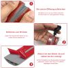 Flexible Self-Adhesive PVC Floor Cable Protector, 50 mm x 5 m, Gray view 2