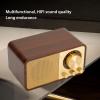 VBESTLIFE Bluetooth 5.0 Speaker, Retro Wooden Design, Memory Card, AUX and USB view 4