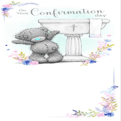 Me to You Tatty Teddy Confirmation Day Card, Official Collection