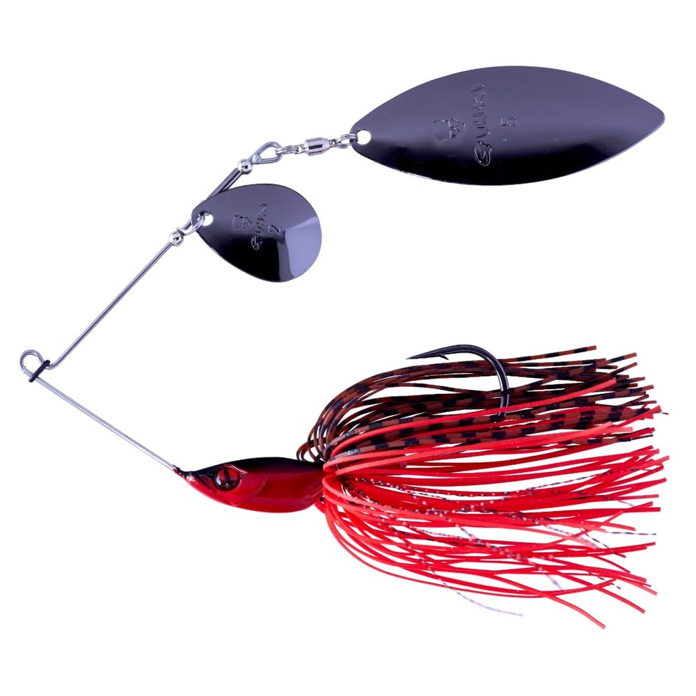 GUNKI Spinnaker 1/2 Spinnerbait 14 g – Red Devil – Sinking – 74646