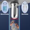 WRJAHCG Stainless Steel Linear Shower Drain with Hair Strainer, 8 × 100 cm view 4