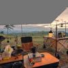 Square Sun Shade Sail 3.1 x 8.2 m with Ropes and Fastening Kit, Light Gray view 2