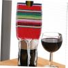LABRIMP Mexican Bottle Decorations, 4-Piece Cotton Set for Beer and Wine view 2