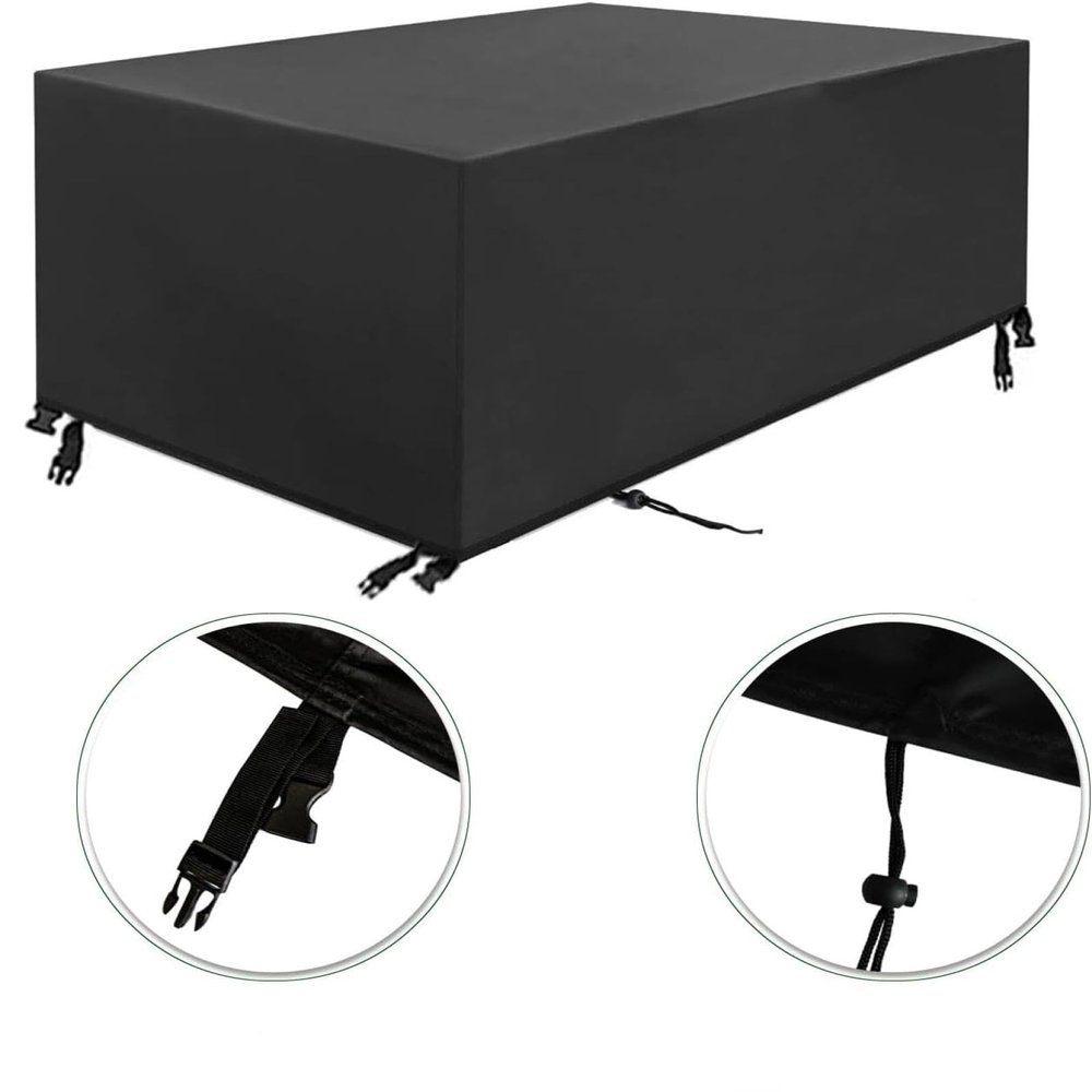 FKKJPJ Patio Furniture Cover, 210 x 120 x 85 cm, 420D Oxford Fabric