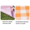 TQQEPOOL Outdoor Picnic Blanket, Waterproof and Sand-Resistant, Foldable, Pink, 200 x 200 cm view 3