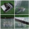 AITAF Clear Waterproof Tarp with Eyelets, 2 x 5 m view 2