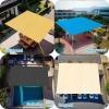 Shade Sail Sun and Wind Protection 1.8 x 7.5 m, Black view 2