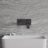 Omnires SL7715GR Slide Wall-Mount Basin Faucet, Graphite view 2