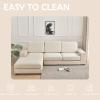 HANDONTIME Ivory Stretch Sofa Cushion Cover view 4