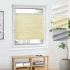Jalousiescout Klemmfix Pleated Blind, No Drilling, 125 x 60 cm, Cream view 1