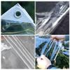 PIPRE 2.5 x 4.2 m Clear PVC Tarp with Eyelets view 3